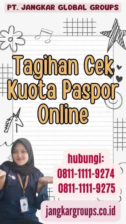 Tagihan Cek Kuota Paspor Online