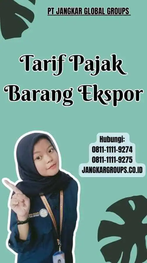 Tarif Pajak Barang Ekspor