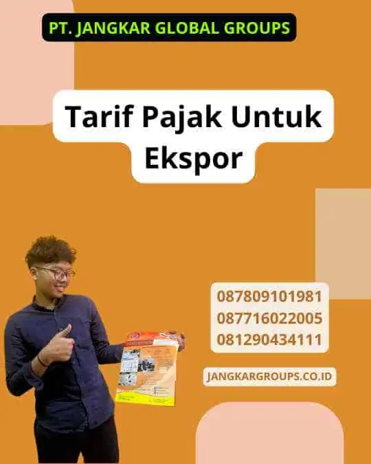 Tarif Pajak Untuk Ekspor