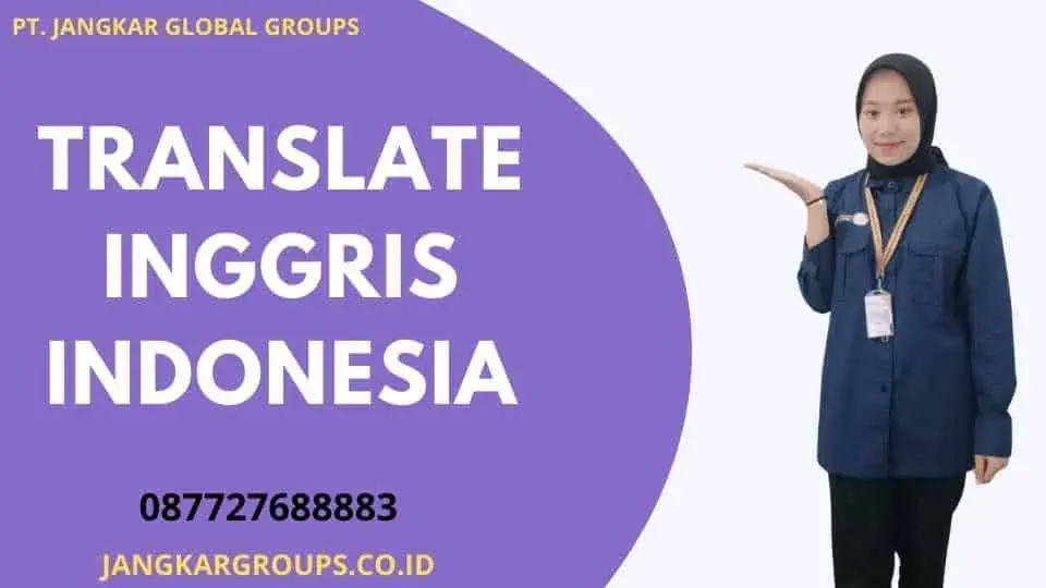 Translate Inggris Indonesia