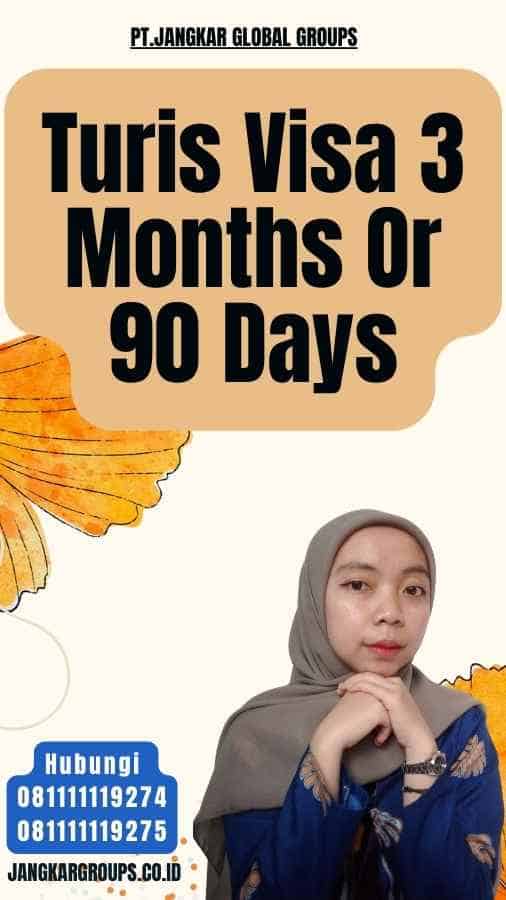Turis Visa 3 Months Or 90 Days