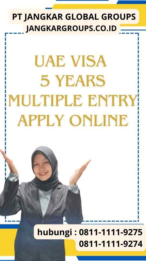UAE Visa 5 Years Multiple Entry Apply Online
