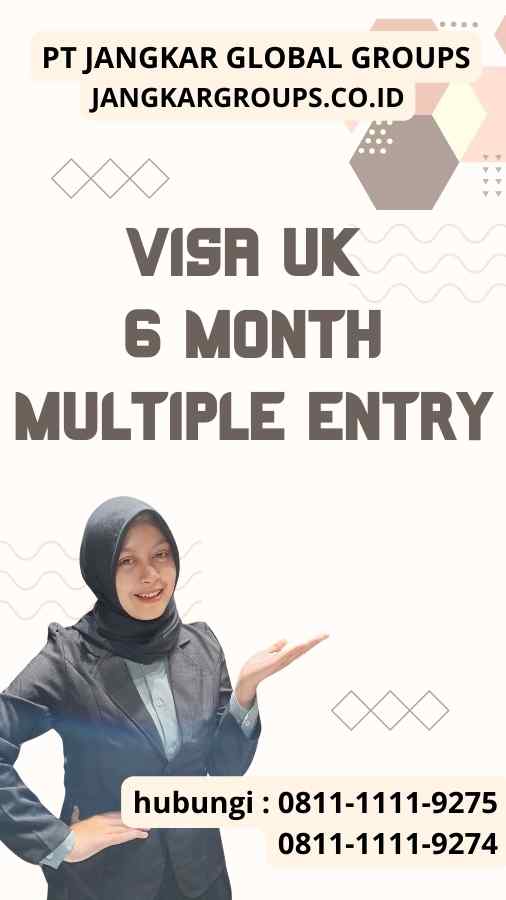 Visa UK 6 Month Multiple Entry