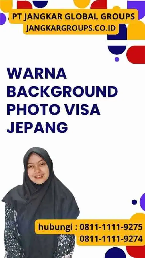 Warna Background Photo Visa Jepang