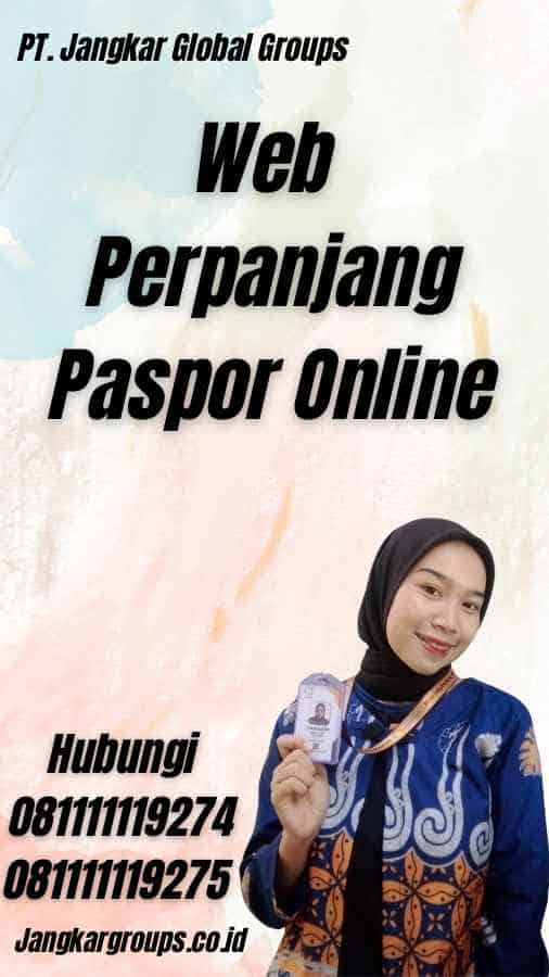 Web Perpanjang Paspor Online