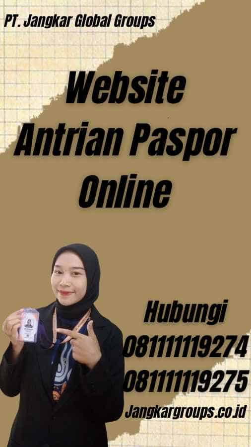Website Antrian Paspor Online
