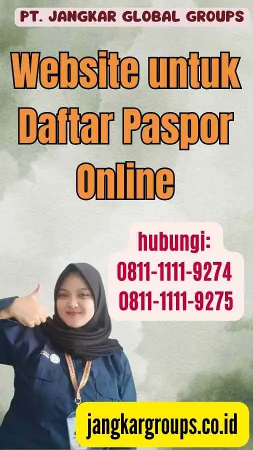 Website untuk Daftar Paspor Online