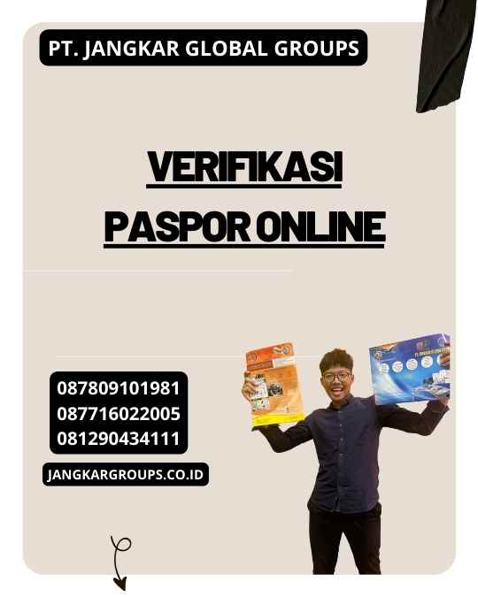 verifikasi paspor Online