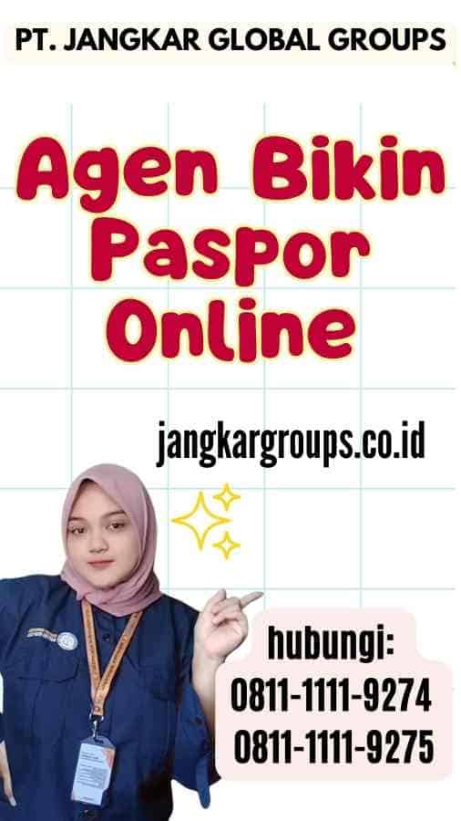 Agen Bikin Paspor Online