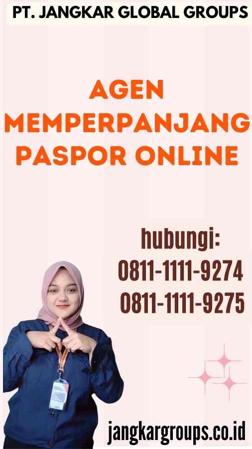 Agen Memperpanjang Paspor Online