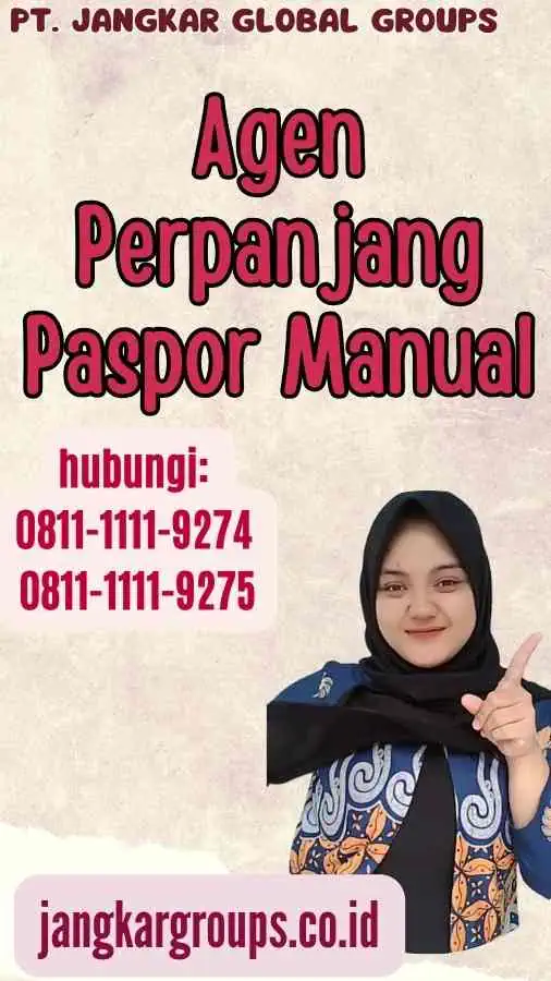 Agen Perpanjang Paspor Manual