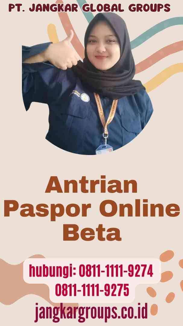 Antrian Paspor Online Beta