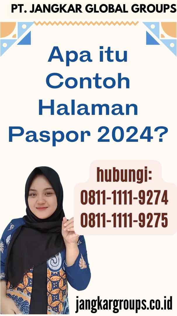 Apa itu Contoh Halaman Paspor 2024