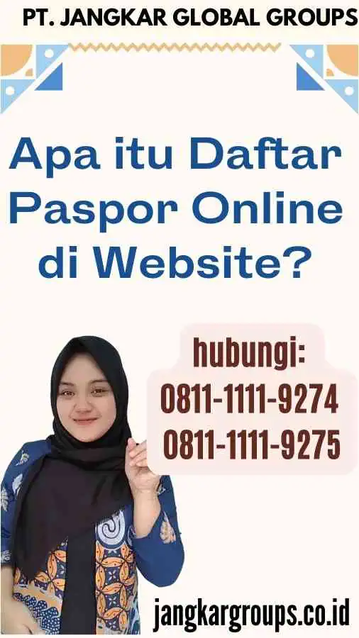 Apa itu Daftar Paspor Online di Website