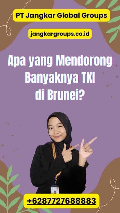 Apa yang Mendorong Banyaknya TKI di Brunei?