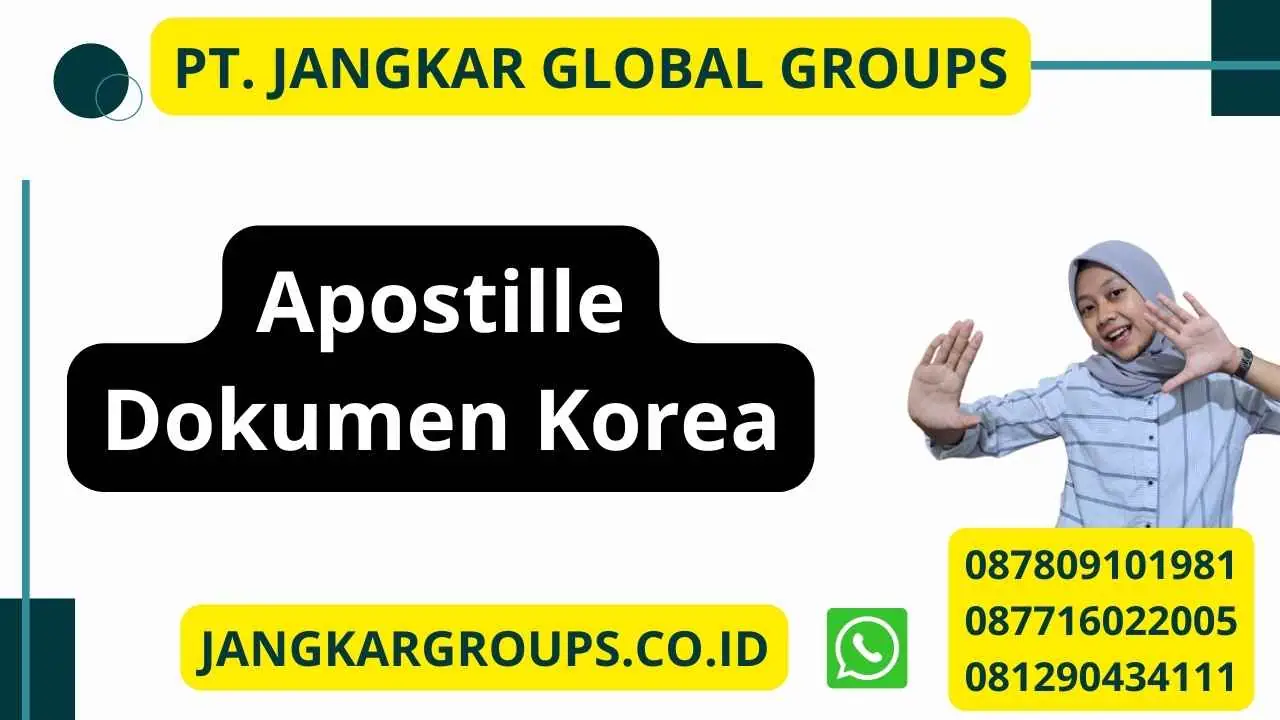 Apostille Dokumen Korea