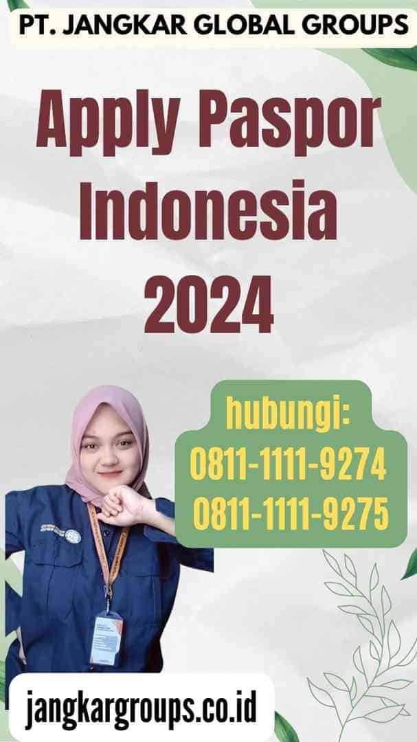 Apply Paspor Indonesia 2024