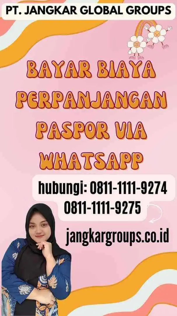 Bayar Biaya Perpanjangan Paspor Via Whatsapp