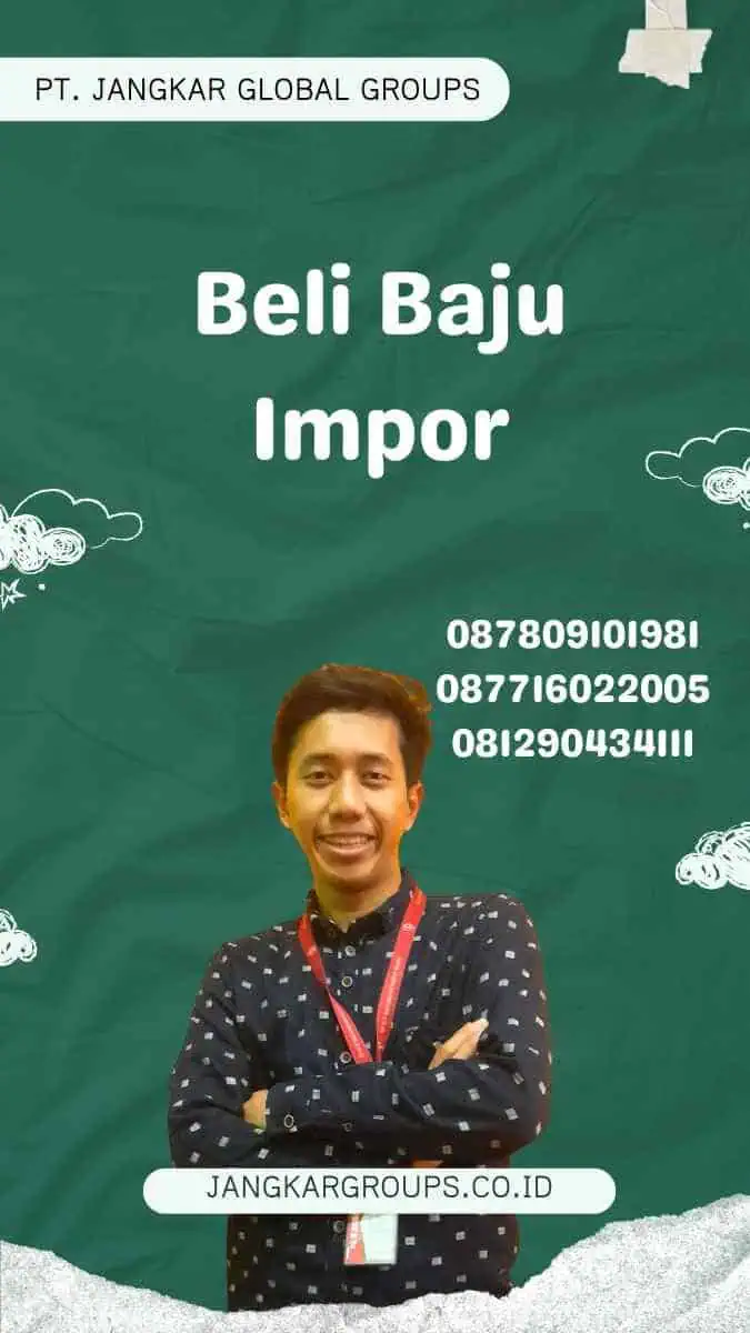 Beli Baju Impor