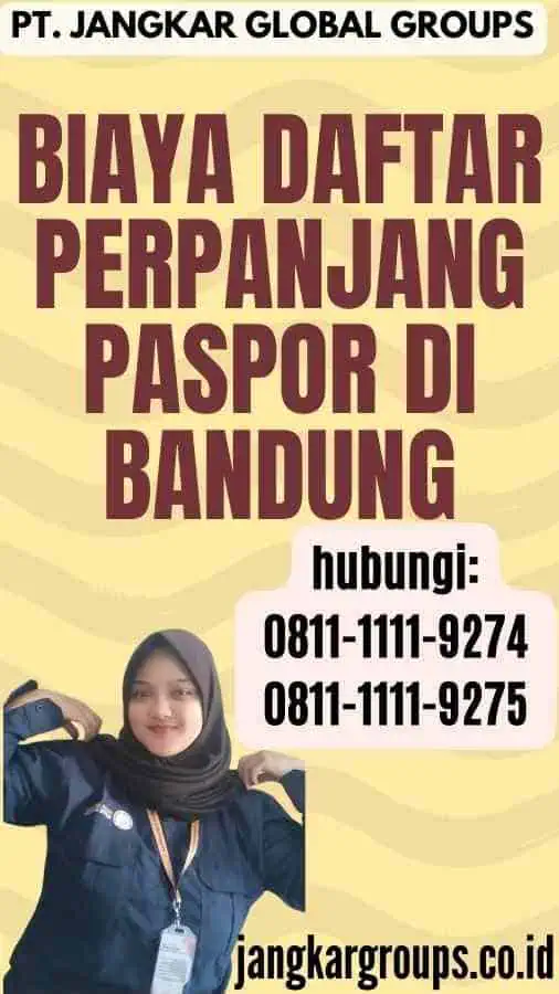 Biaya Daftar Perpanjang Paspor di Bandung