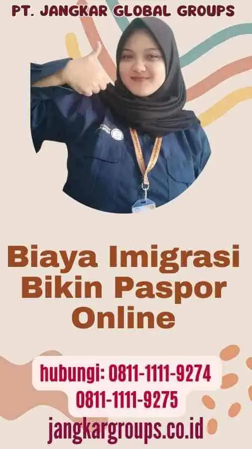 Biaya Imigrasi Bikin Paspor Online