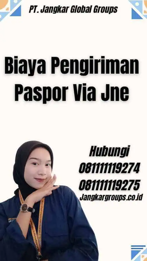 Biaya Pengiriman Paspor Via Jne