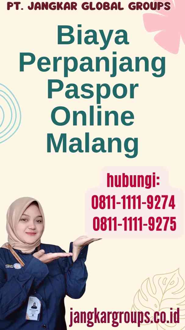 Biaya Perpanjang Paspor Online Malang