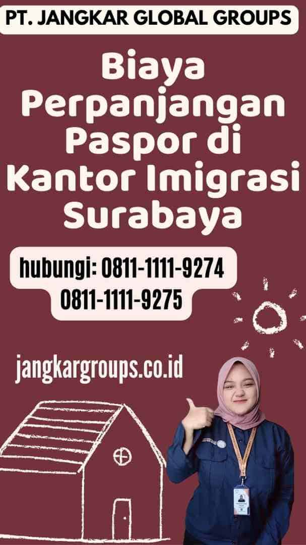 Biaya Perpanjangan Paspor di Kantor Imigrasi Surabaya