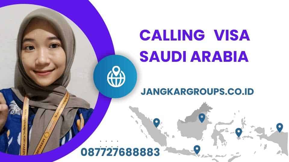 Calling Visa Saudi Arabia