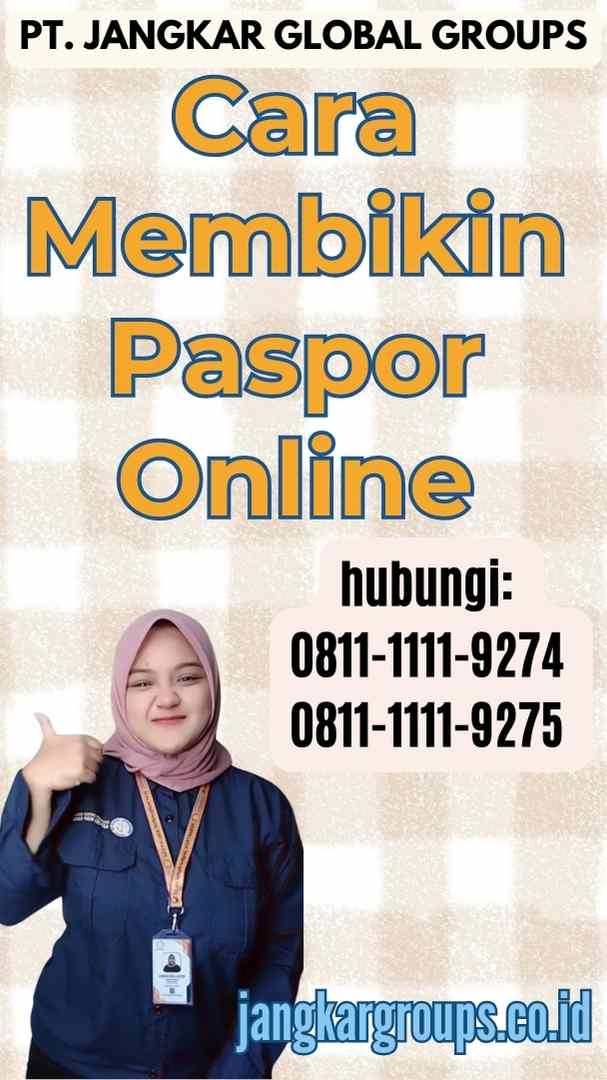 Cara Membikin Paspor Online