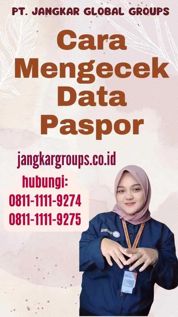 Cara Mengecek Data Paspor