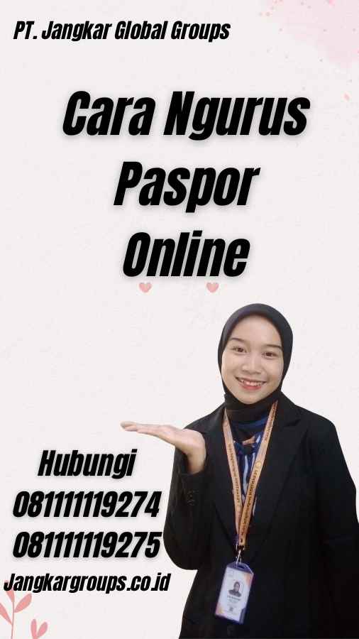 Cara Ngurus Paspor Online