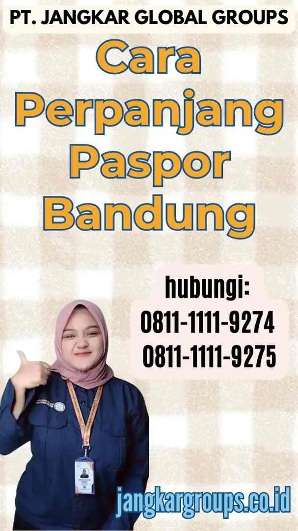 Cara Perpanjang Paspor Bandung