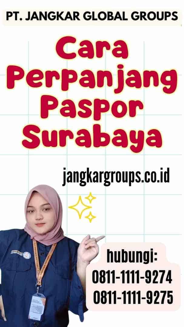 Cara Perpanjang Paspor Surabaya