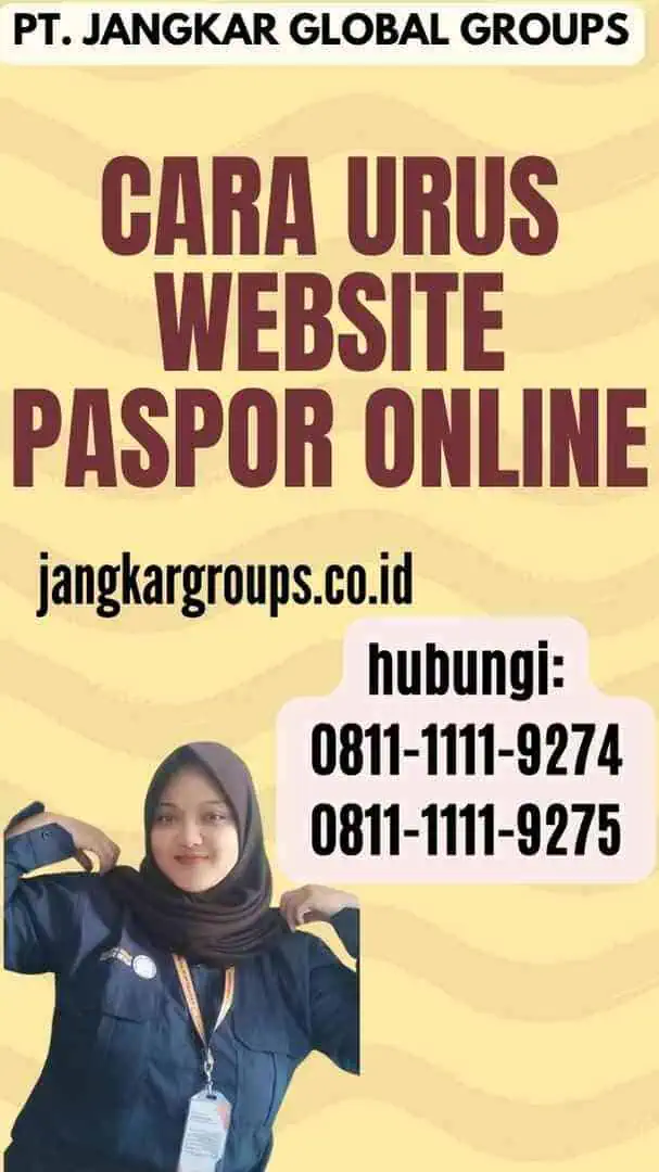 Cara Urus Website Paspor Online