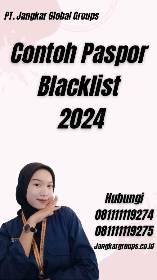 Contoh Paspor Blacklist 2024
