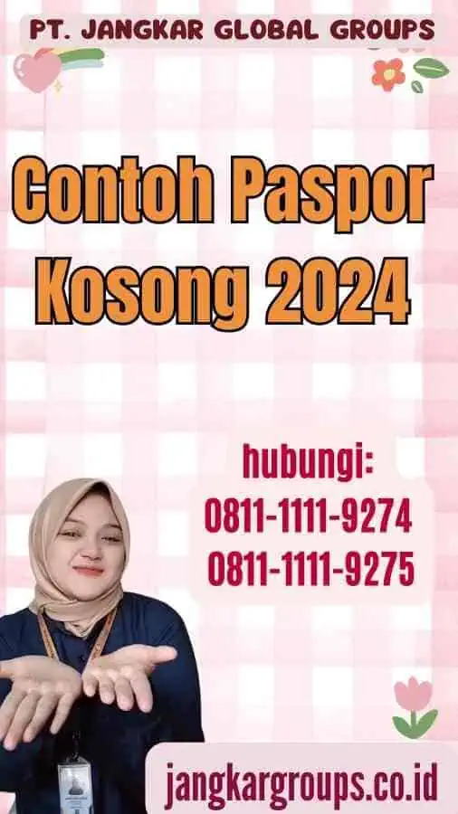 Contoh Paspor Kosong 2024