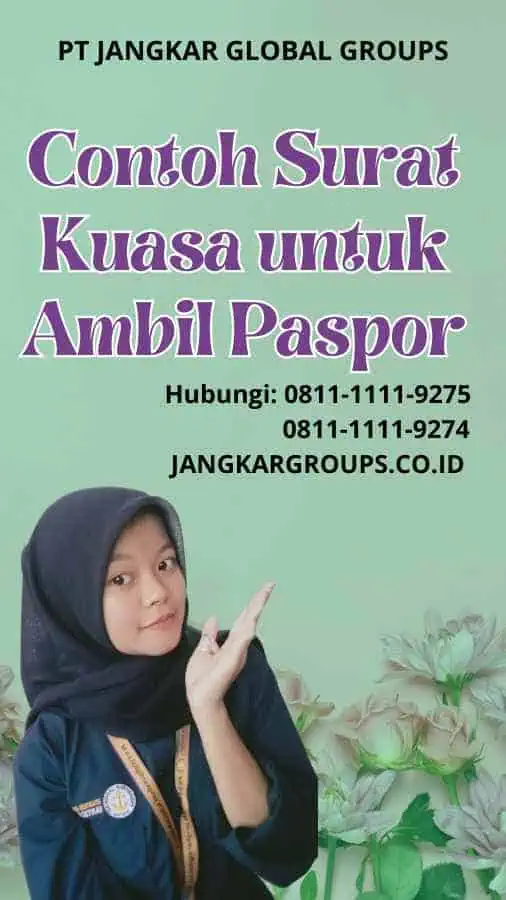 Contoh Surat Kuasa untuk Ambil Paspor