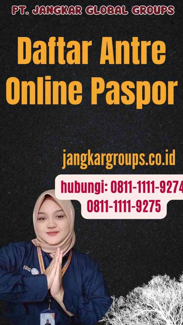 Daftar Antre Online Paspor