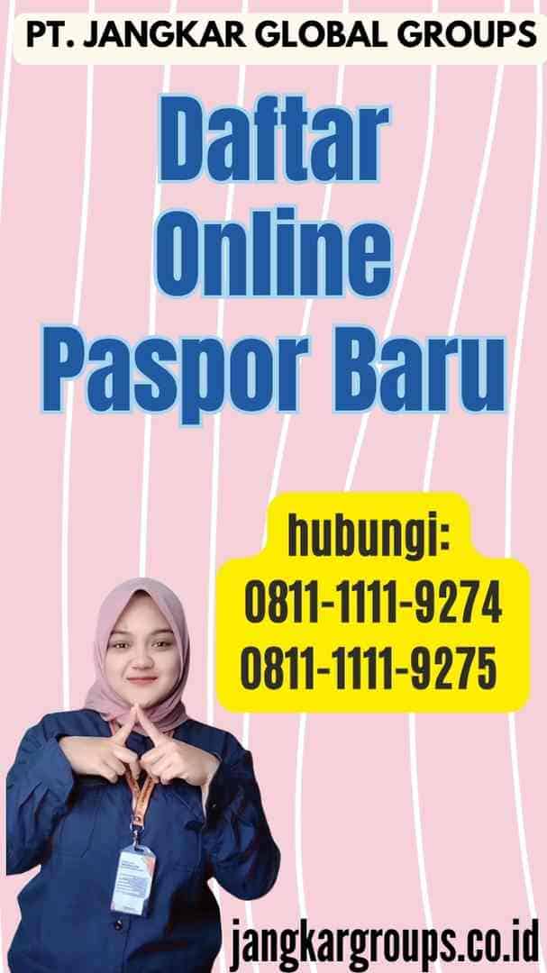 Daftar Online Paspor Baru