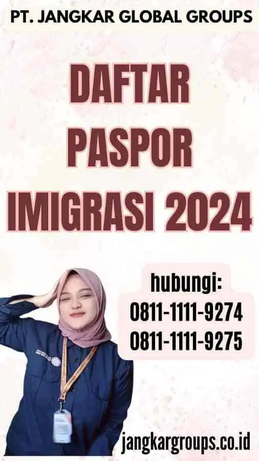 Daftar Paspor Imigrasi 2024