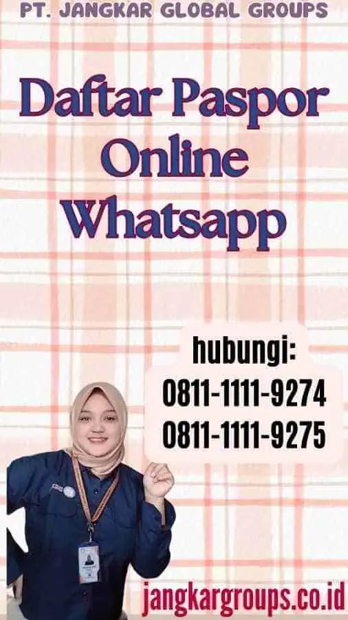 Daftar Paspor Online Whatsapp