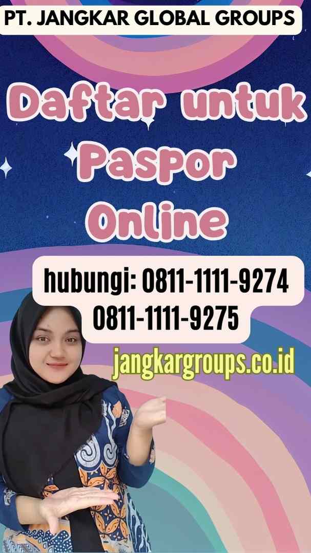 Daftar untuk Paspor Online