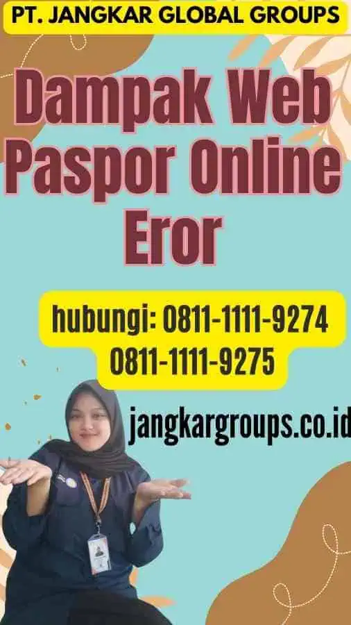Dampak Web Paspor Online Eror