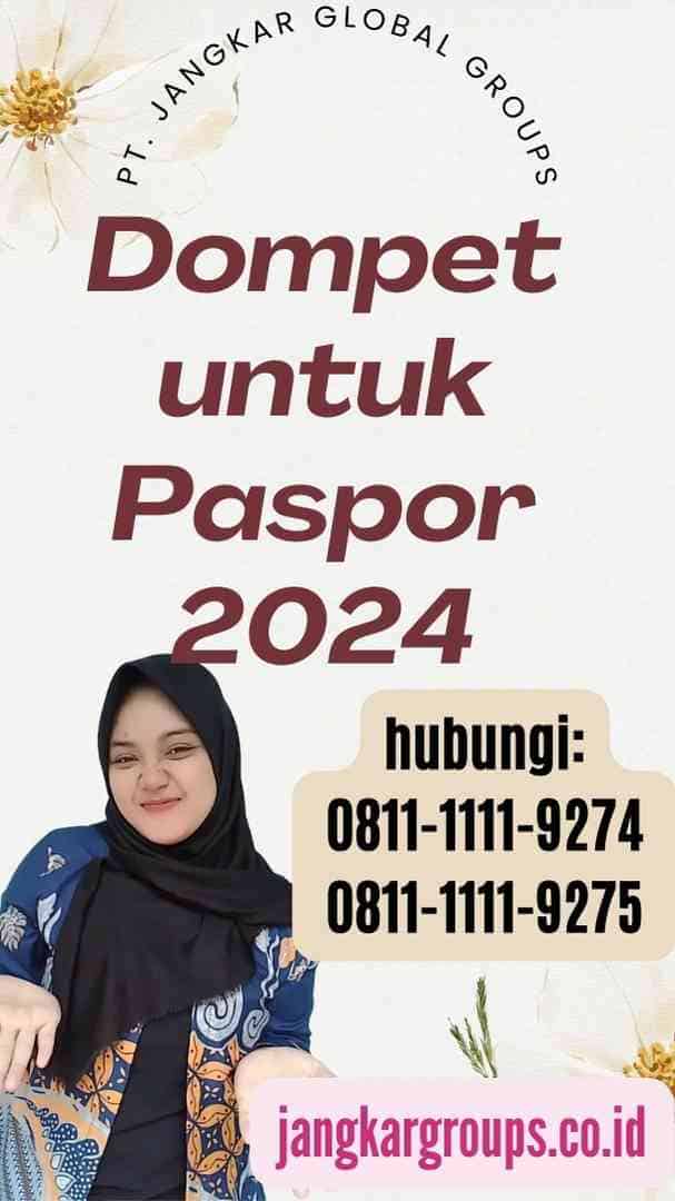 Dompet untuk Paspor 2024