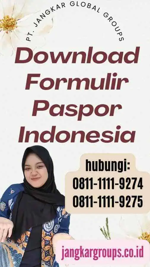 Download Formulir Paspor Indonesia