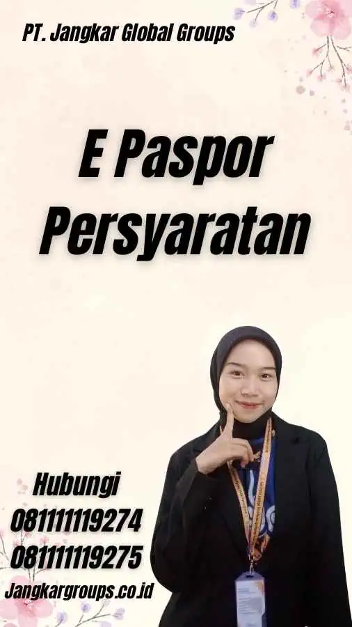 E Paspor Persyaratan