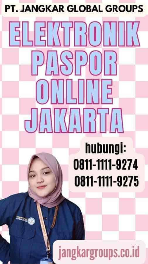 Elektronik Paspor Online Jakarta