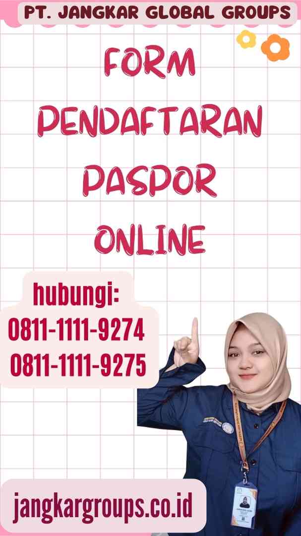 Form Pendaftaran Paspor Online