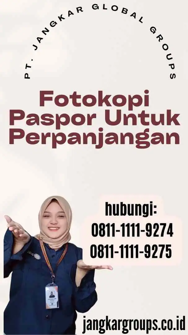 Fotokopi Paspor Untuk Perpanjangan